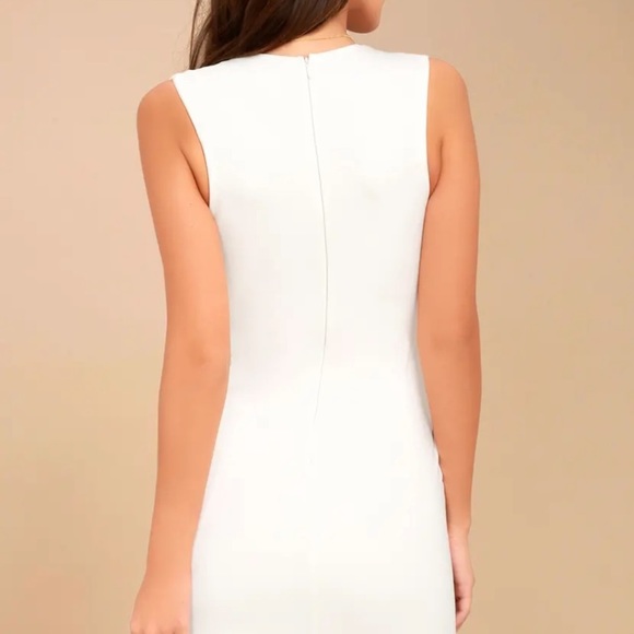 🆕 Lulu’s White “Cocktail Hour” Dress - Women’s Size Small - Picture 2 of 6